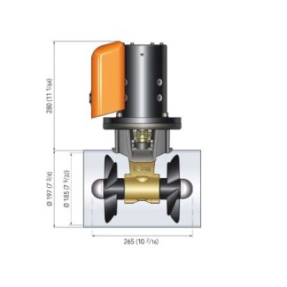 Bow Thruster Quick Double Propeller BTQ 185-85 12v