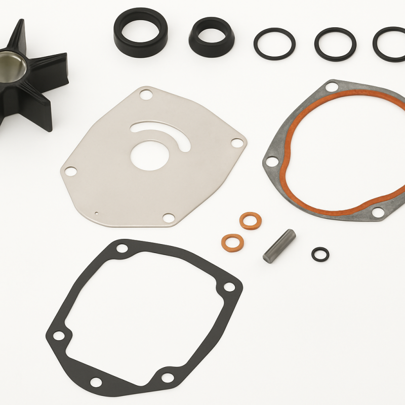 Kit de reparo da bomba de água e unidade de acionamento para motores Mercury/MerCruiser - Original 46-96148Q8 Kit de reparo da bomba de água e unidade de acionamento para motores Mercury/MerCruiser - Original 46-96148Q8