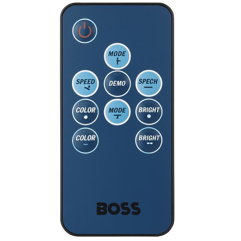 BOSS MRGB65 Marine Speakers with LED Lighting