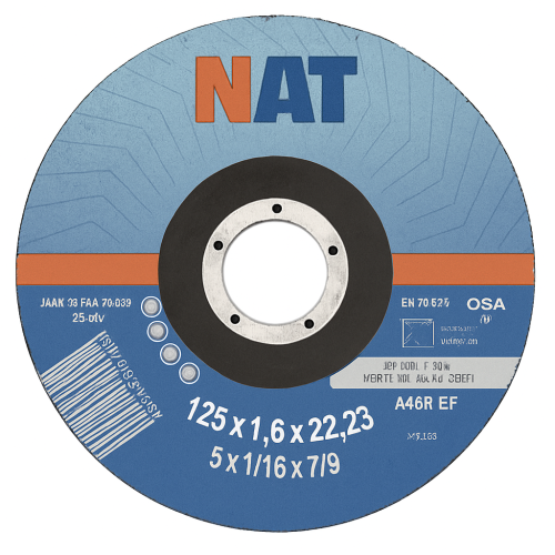 Disco de Corte Abrasivo Rígido 125x1,6mm Disco de Corte Abrasivo Rígido 125x1,6mm