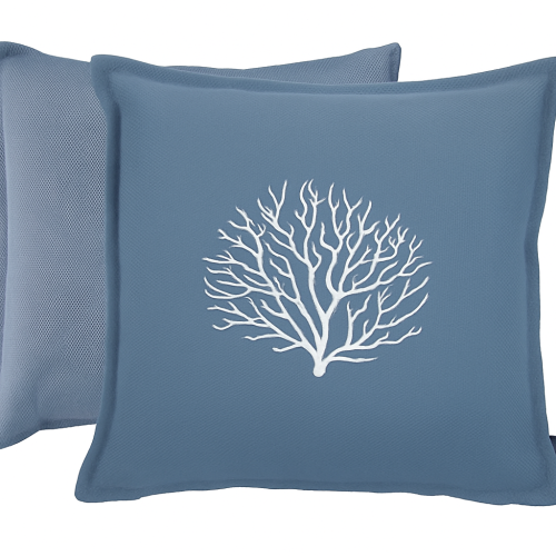 Aruba Waterproof Cushions - Set of 2 (45x45cm) Blue