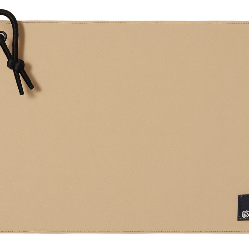 Set of 2 Marine-Grade Waterproof Placemats - Beige Set of 2 Marine-Grade Waterproof Placemats - Beige
