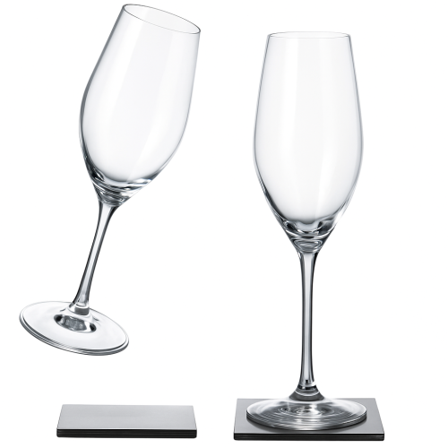 Magnetic Champagne Glass Set