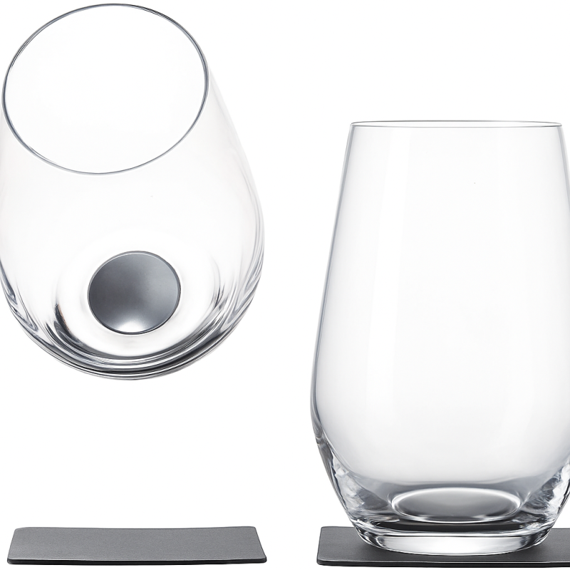 Set of 2 Silwy Magnetic Longdrink Glasses Set of 2 Silwy Magnetic Longdrink Glasses