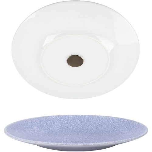 Set of 2 Magnetic Porcelain Ocean Flat Plates