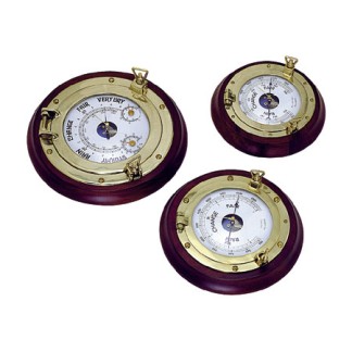 Elegant Brass Clock on Mahogany Base 230mm Elegant Brass Clock on Mahogany Base 230mm