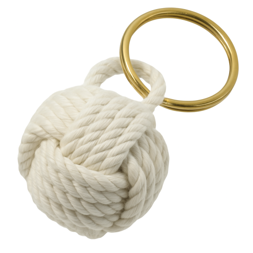 Nautical Braided Rope Keychains with Shackle