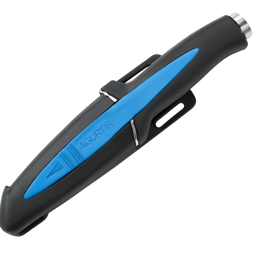 Aquatis Blue and Black Compact Diving Knife - 12cm