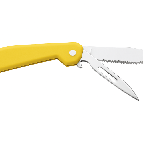 Kompaktes Gelbes Klappmesser 8,5 cm