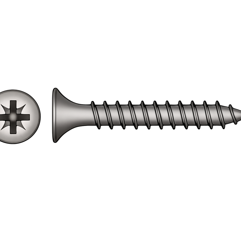 Pack of 10 A4 Stainless Steel Screws 4.5 x 30