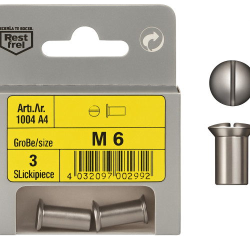 A4 Stainless Steel Barrel Nuts - M6 (Pack of 3) A4 Stainless Steel Barrel Nuts - M6 (Pack of 3)