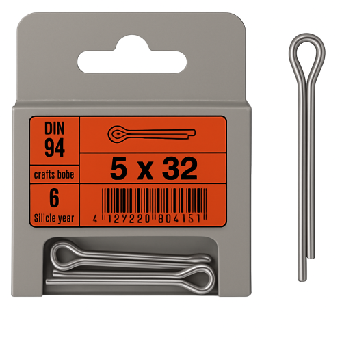 Rozsdamentes Acél A4 Rezgők DIN 94 mm 5x32 Csomag 6 db Rozsdamentes Acél A4 Rezgők DIN 94 mm 5x32 Csomag 6 db