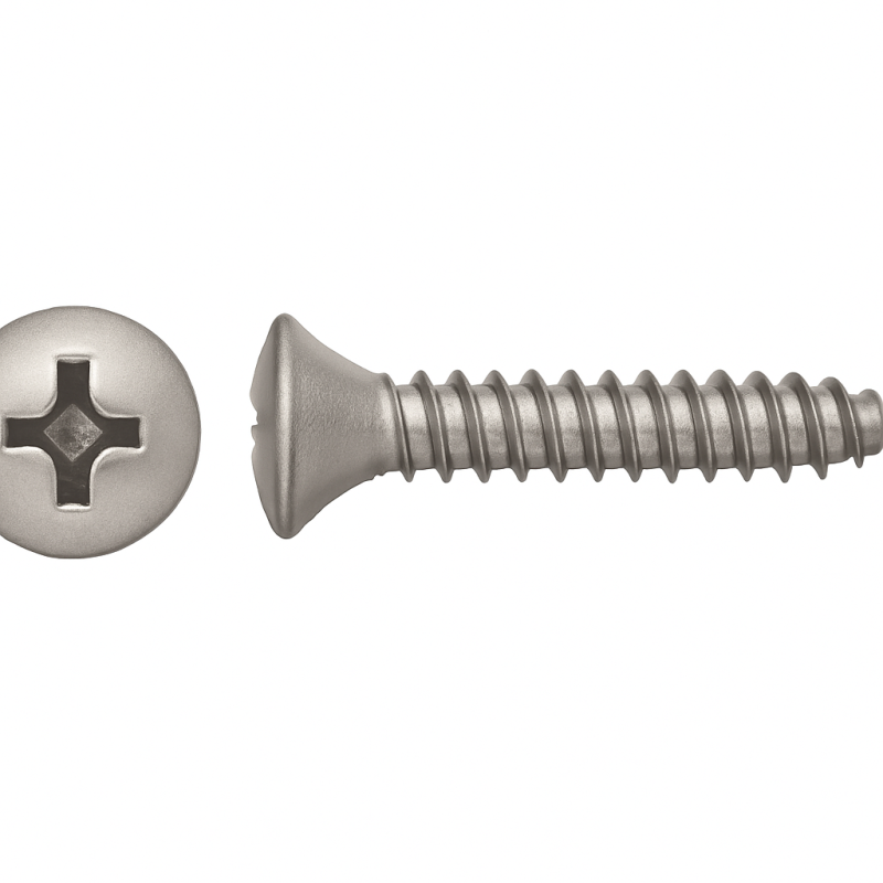 A4 Stainless Steel Oval Head Phillips Screws 4.2x22 - 15 pcs A4 Stainless Steel Oval Head Phillips Screws 4.2x22 - 15 pcs
