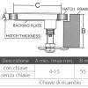 Stainless Steel Access Latch for Hatches 97 x 80mm with Key Stainless Steel Access Latch for Hatches 97 x 80mm with Key